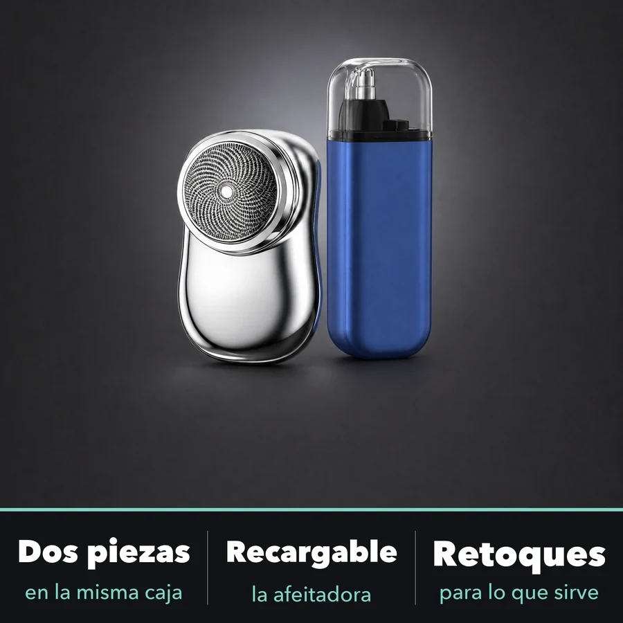 Treinta Segundos · mini afeitadora de bolsillo